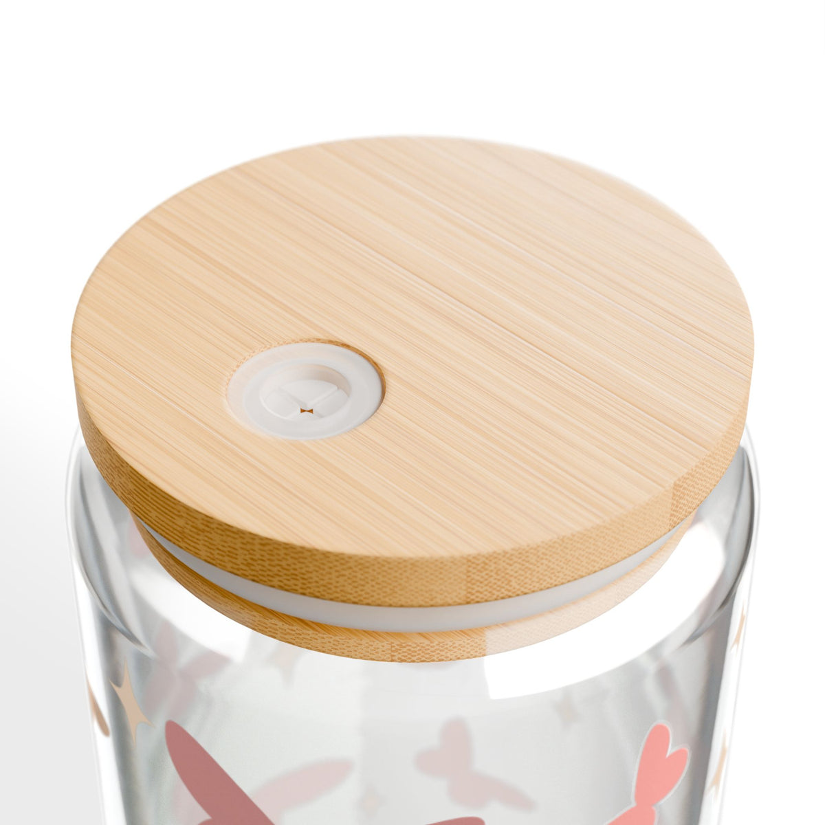Butterfly Season Tumbler Sipper Glass 16oz — Reusable Drink Jar with Lid & Straw