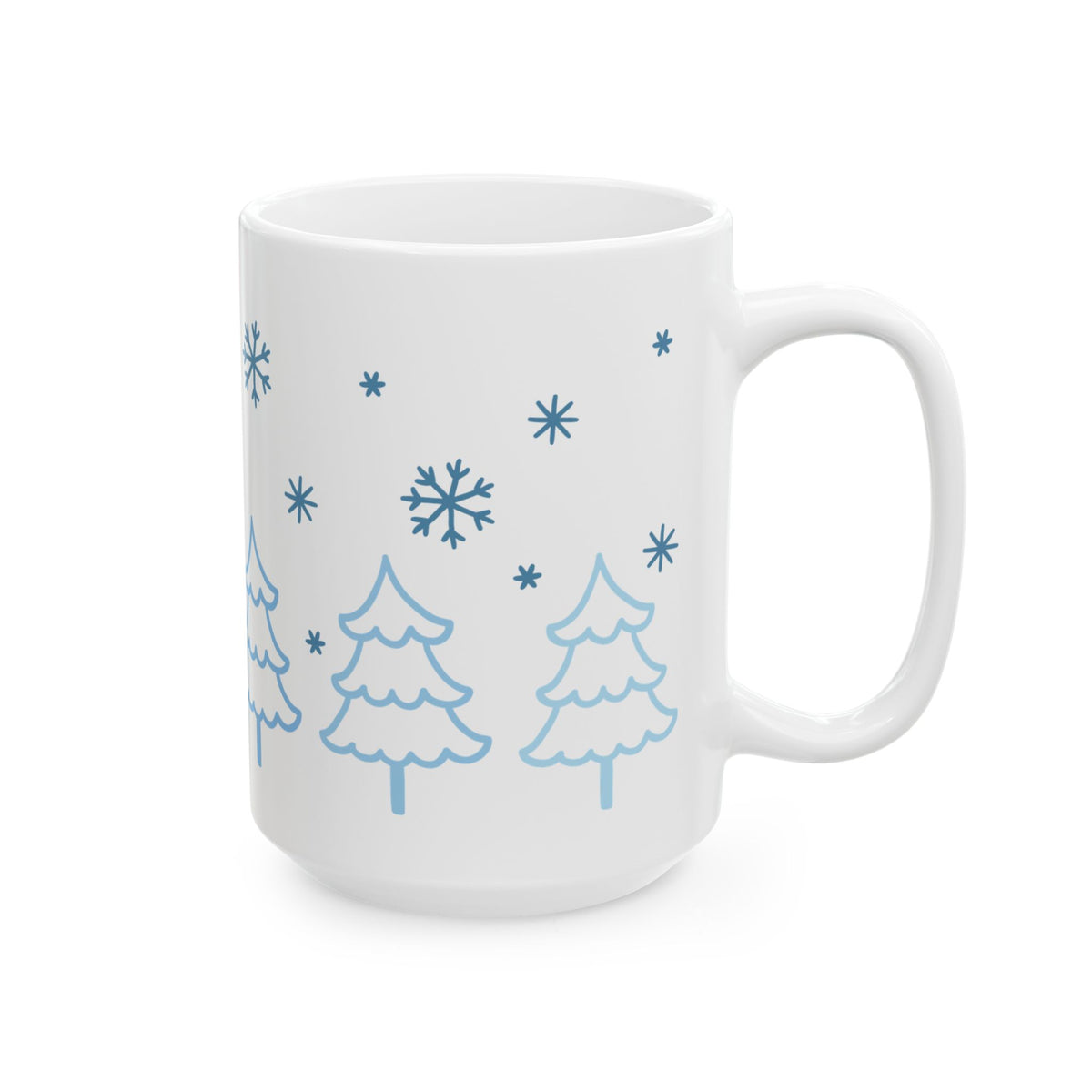 Snow Day Winter Christmas Ceramic Mug Coffee Cup (11oz & 15oz)