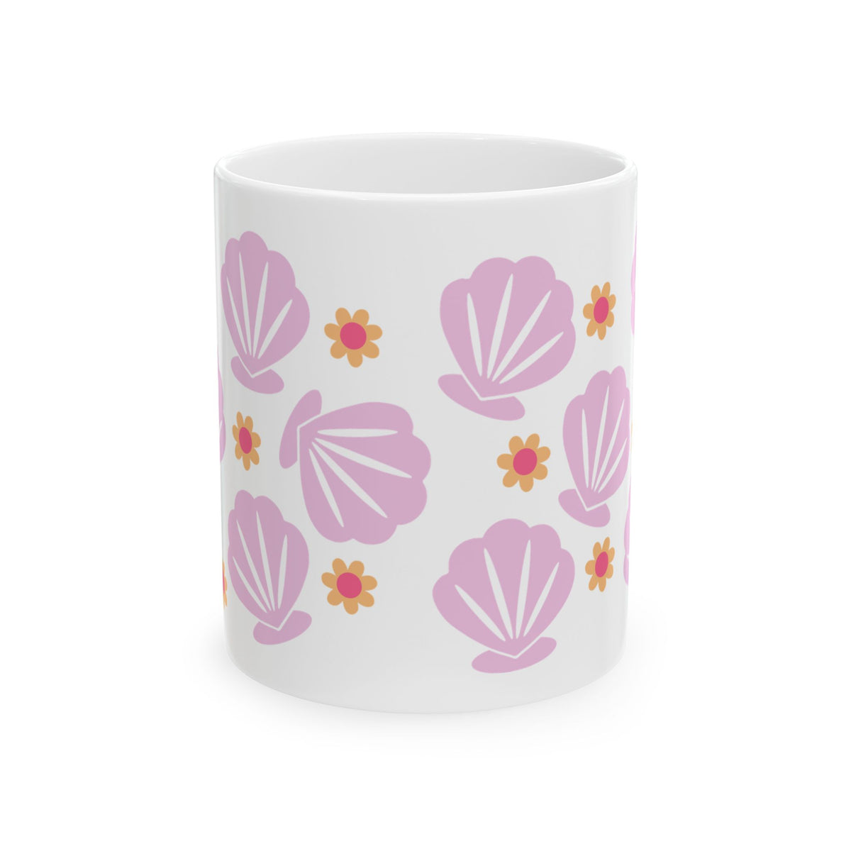 Shells Cute Ceramic Mug Coffee Cup (11oz & 15oz)