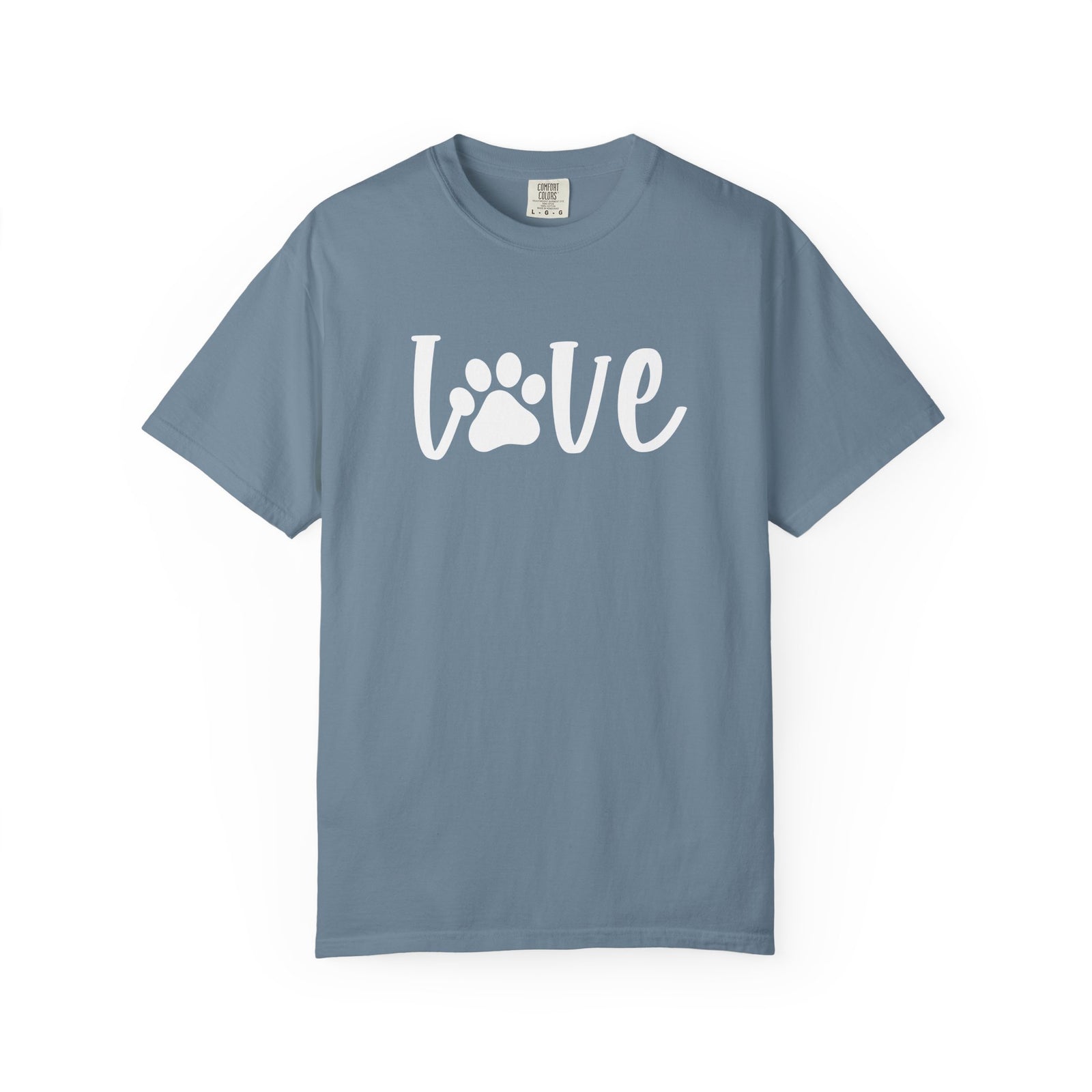 Love Paw T-Shirt Valentine's Day Cute Pet Lover Graphic Unisex Short Sleeve Tee