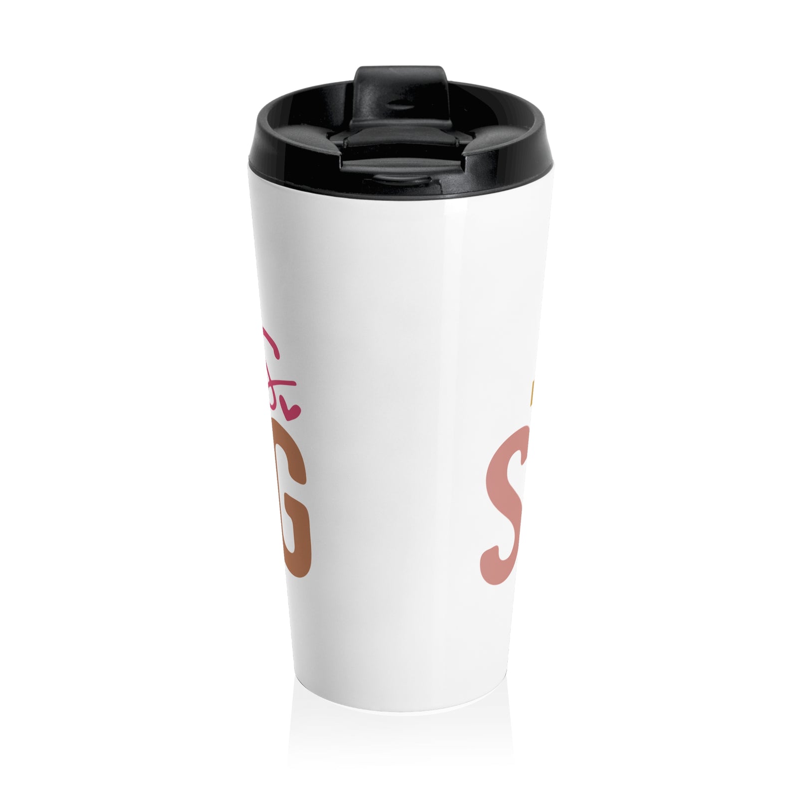 She Is Strong Travel Mug Proverbs 31:25 Inspirational Stainless Steel Tumbler