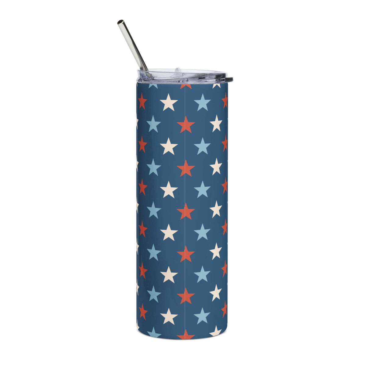 Patriotic Star 20oz Stainless Steel Tumbler Insulated Travel Cup