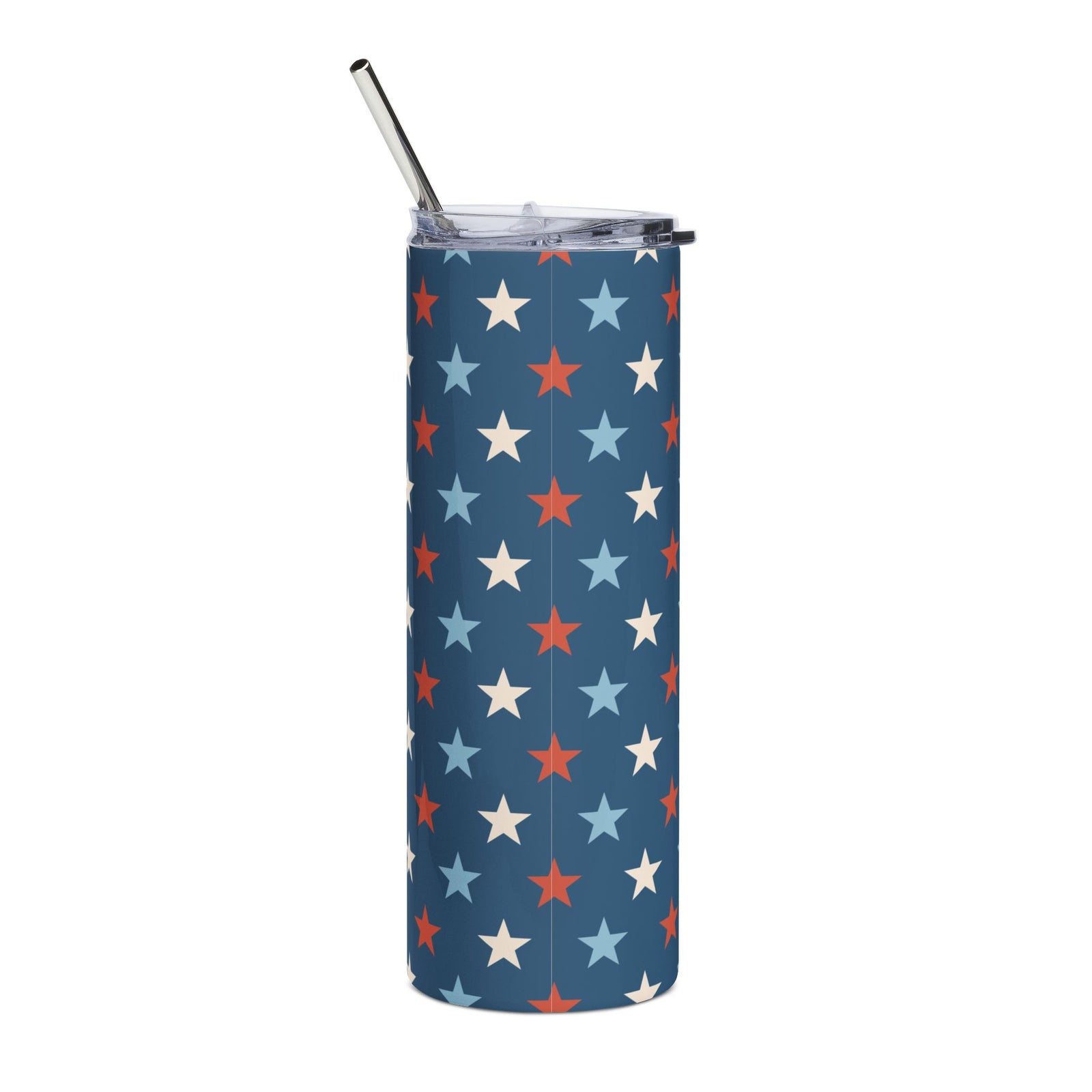 Patriotic Star 20oz Stainless Steel Tumbler Insulated Travel Cup