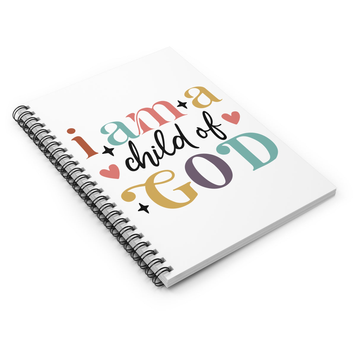 Child of God Spiral Notebook Inspirational Christian Ruled Journal