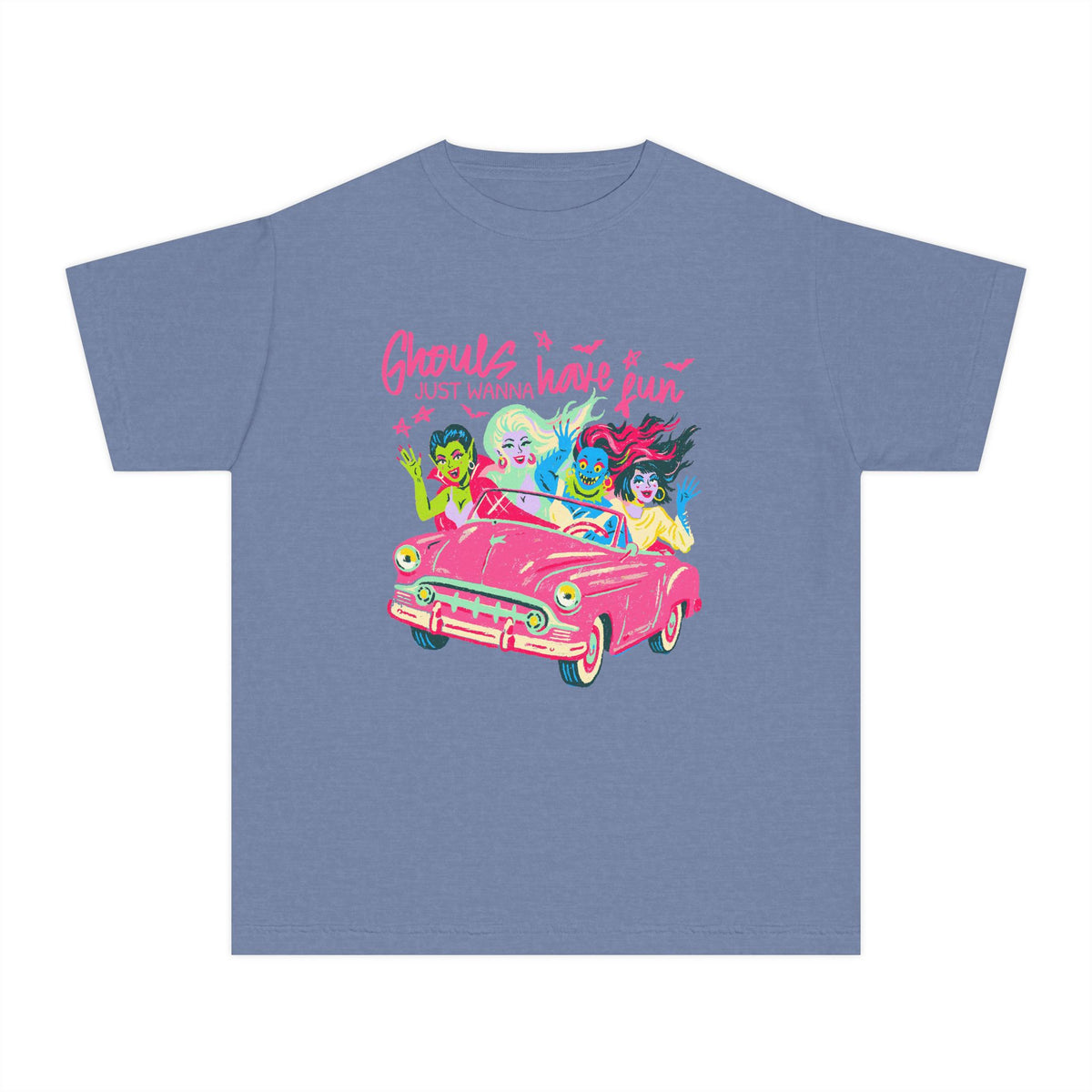 Ghouls Just Wanna Have Fun Halloween Monsters T-Shirt Fun Kids Graphic Tee