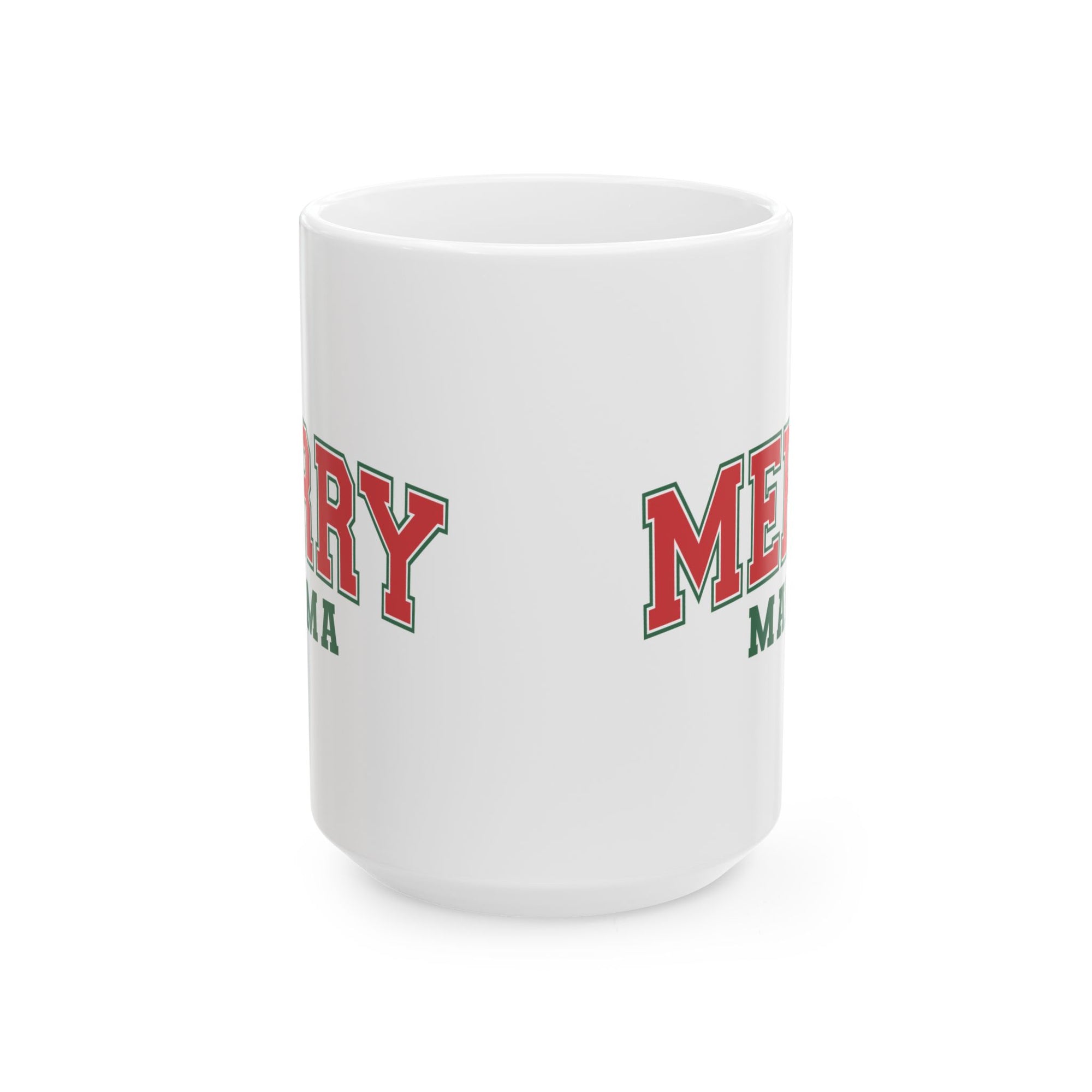 Merry Mama Christmas Mug – Holiday Ceramic Coffee Cup - Sydney So Sweet