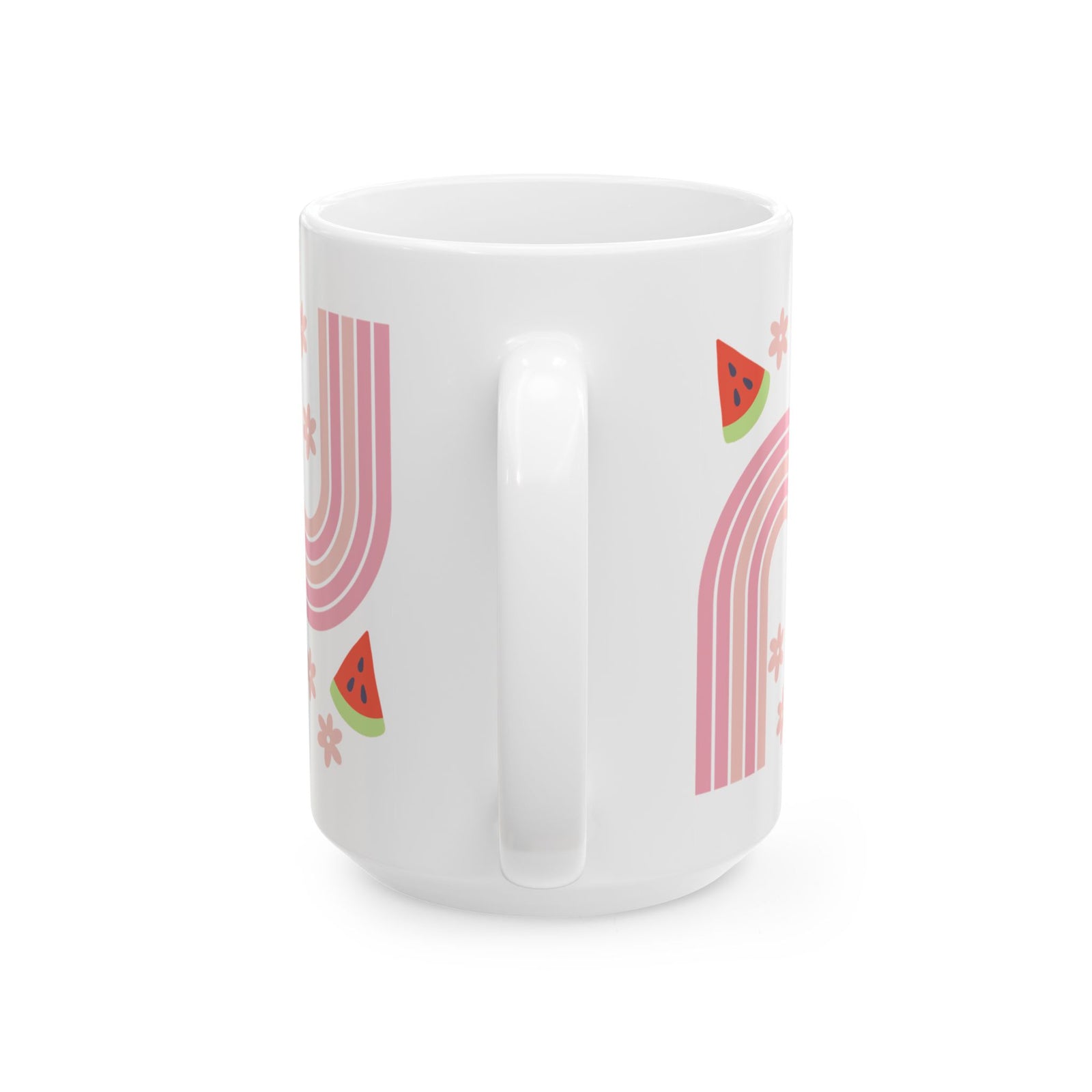 Watermelon Rainbow Cute Ceramic Mug Coffee Cup (11oz & 15oz)