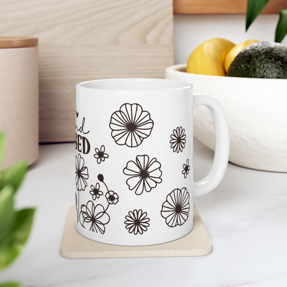 Beyond Blessed Cute Ceramic Mug Coffee Cup (11oz & 15oz)