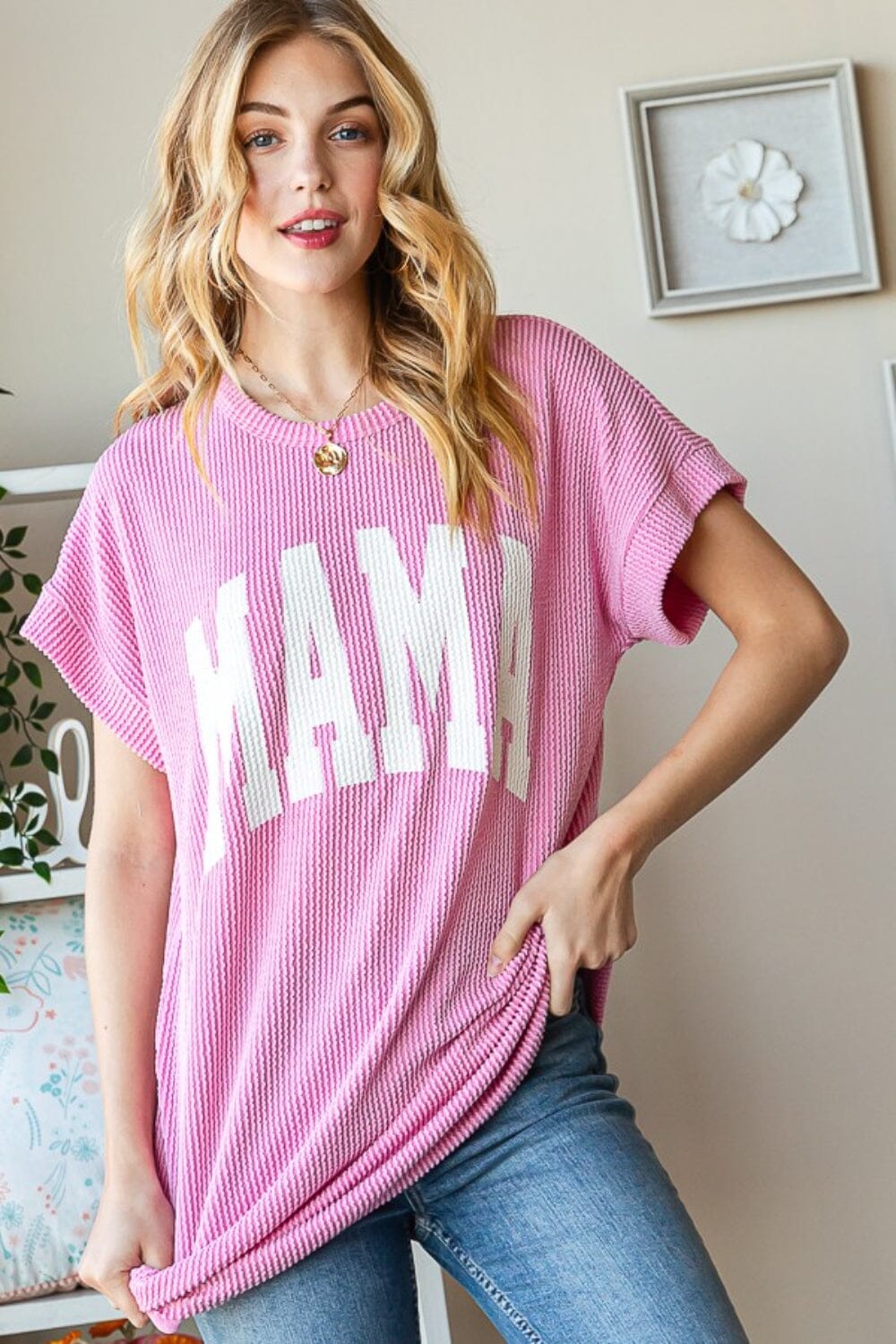 Heimish Full Size Letter Graphic Short Sleeve T-Shirt - Sydney So Sweet