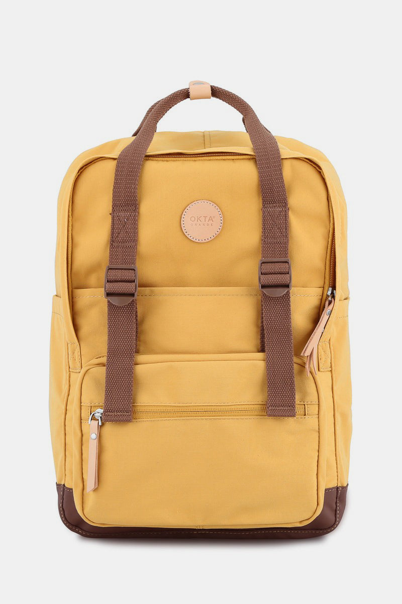 Himawari Waterproof Canvas Backpack Bag with Side Pockets - Sydney So Sweet