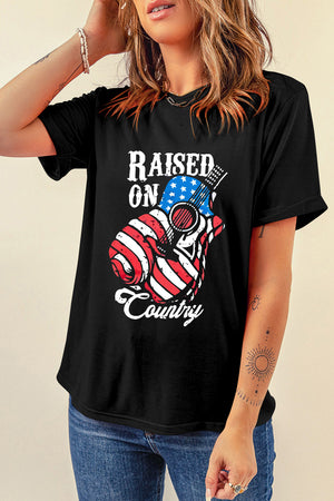 RAISED ON COUNTRY Round Neck T-Shirt - Sydney So Sweet