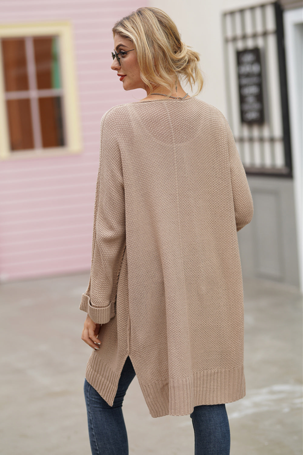 Open Front Long Sleeve Cardigan - Sydney So Sweet