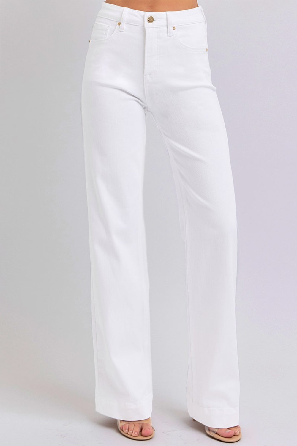 RISEN Full Size High Waist Straight Jeans - Sydney So Sweet