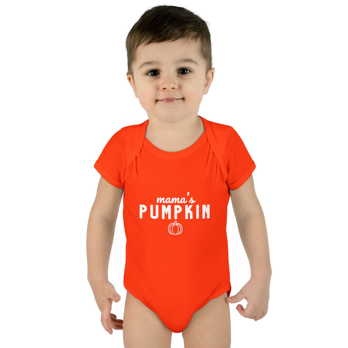 Mama's Pumpkin Infant Bodysuit Cute Fall Baby Onesie
