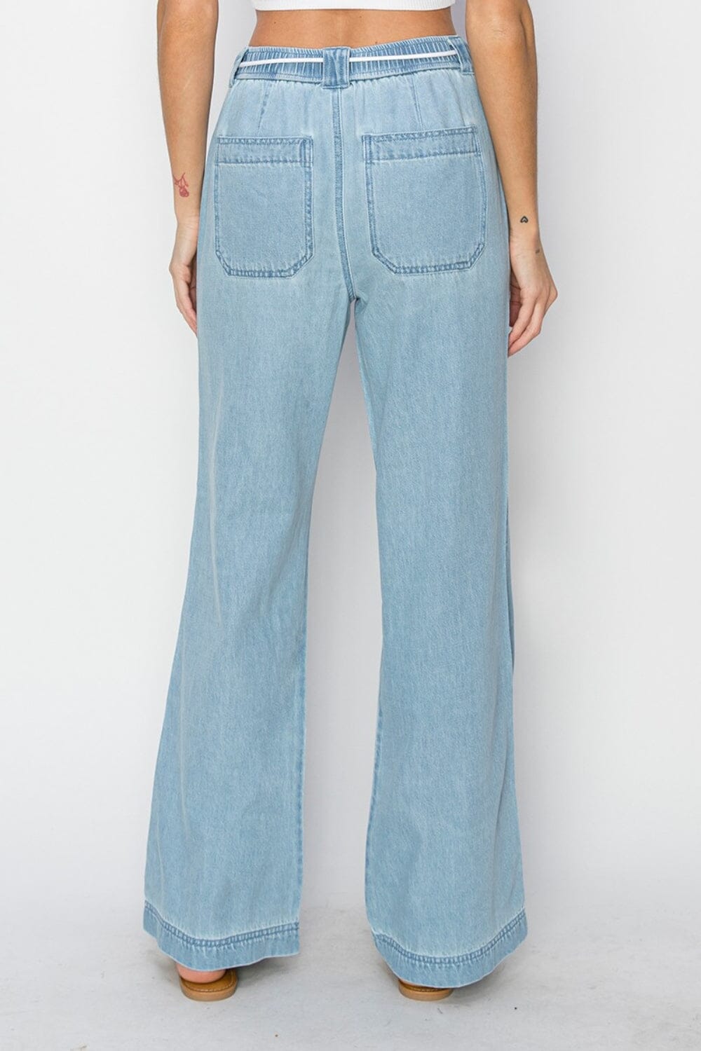 RISEN High Rise Straight Jeans - Sydney So Sweet