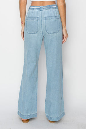 RISEN High Rise Straight Jeans - Sydney So Sweet