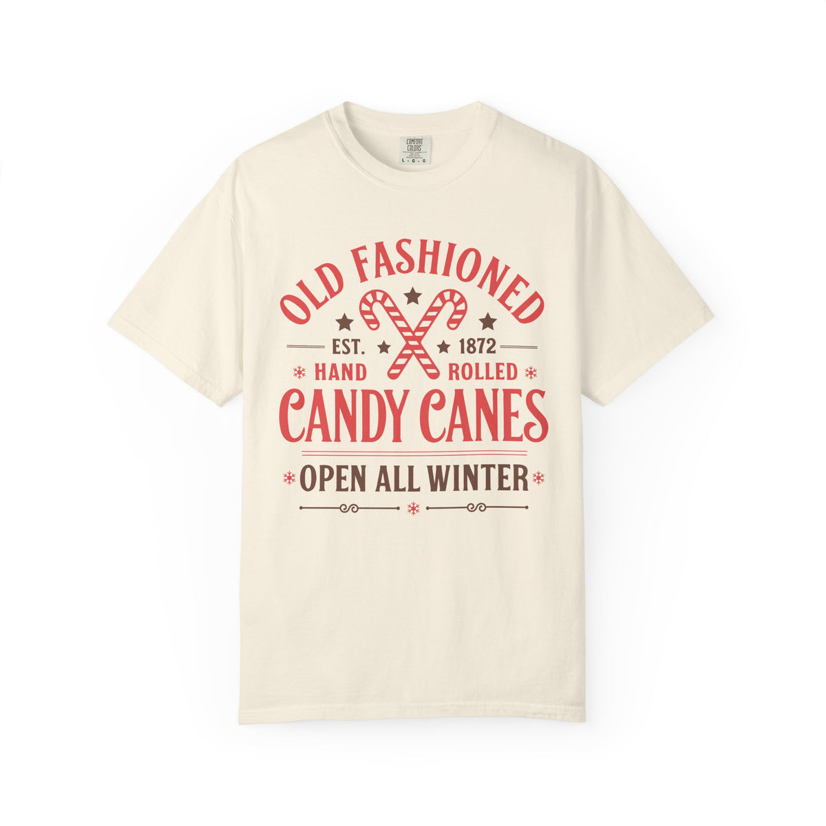 Old Fashioned Candy Canes Holiday Tee Vintage Charm Unisex Christmas T-Shirt - Sydney So Sweet