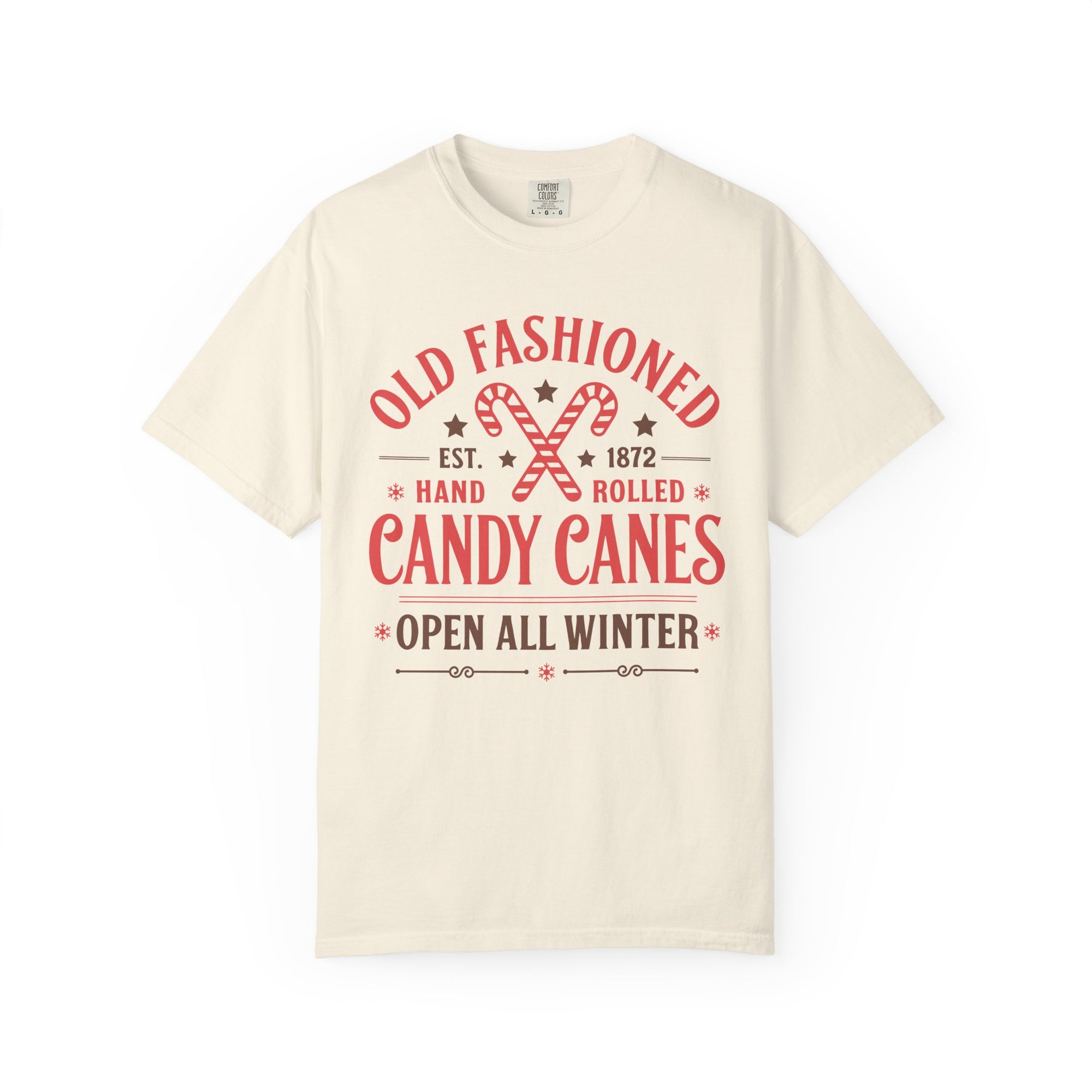 Old Fashioned Candy Canes Holiday Tee Vintage Charm Unisex Christmas T-Shirt - Sydney So Sweet