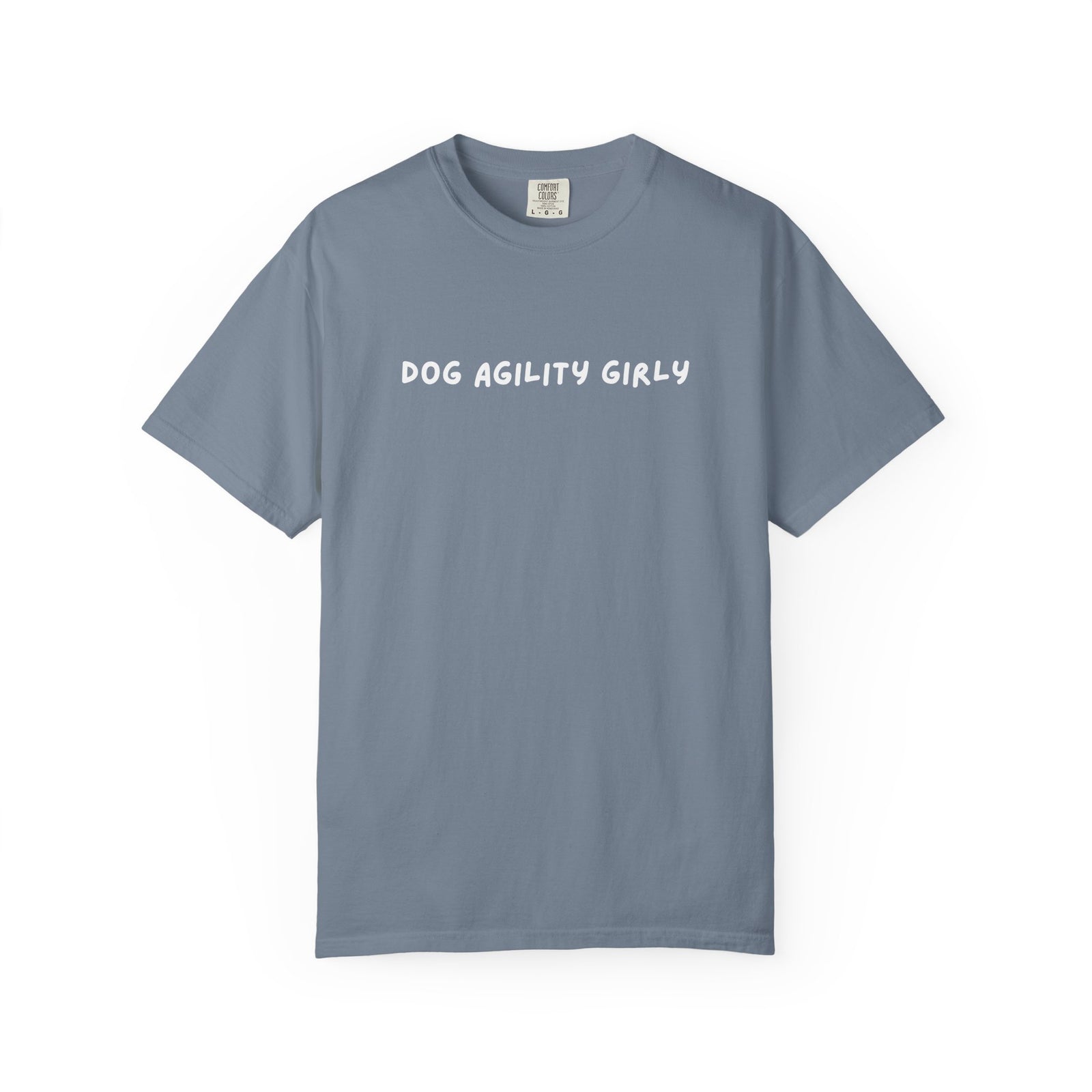 Dog Agility Girly Pet Lovers Dog Sports Graphic T-Shirt Unisex Short Sleeve Tee