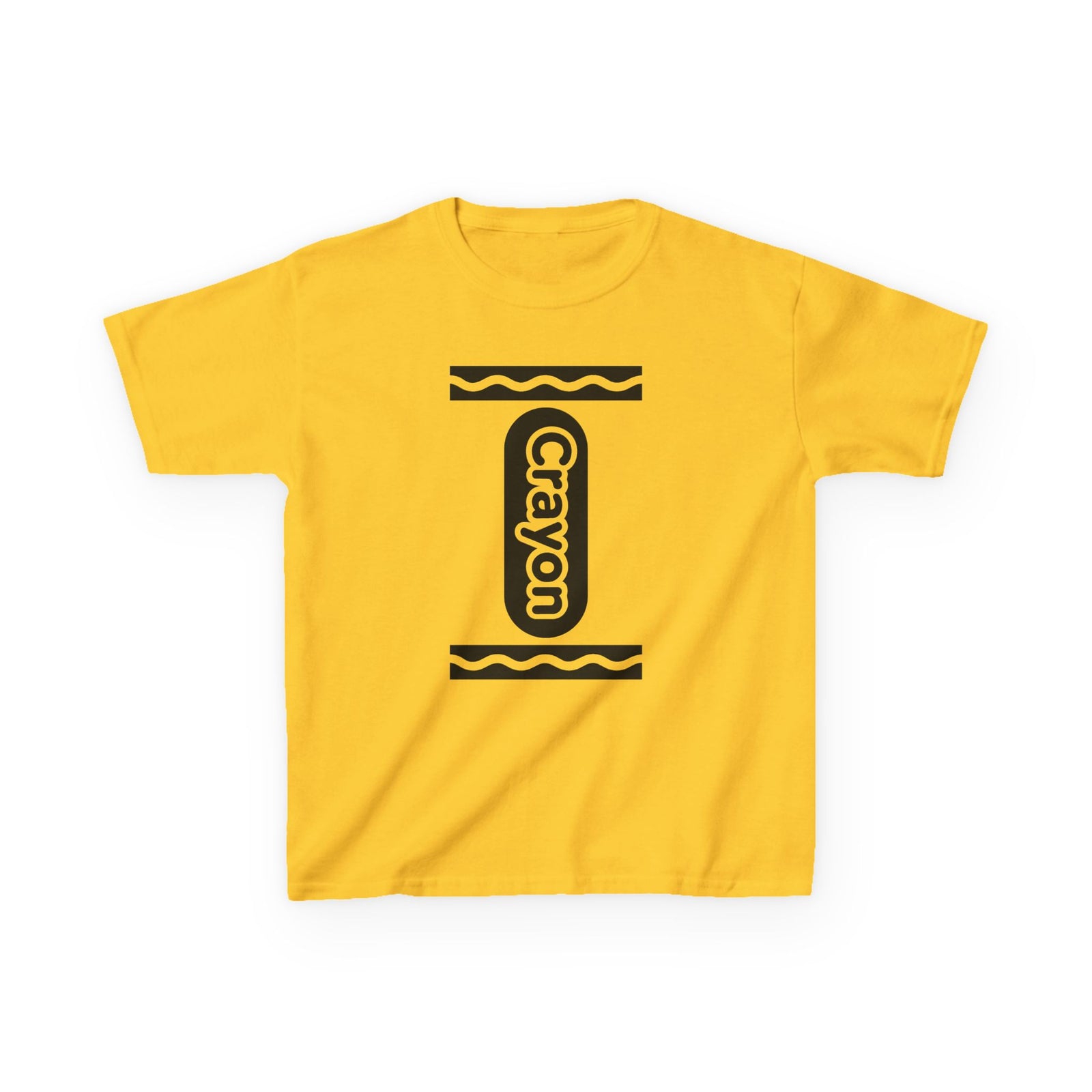 Kids' Crayon Costume Tee Retro Crayon Graphic T-Shirt