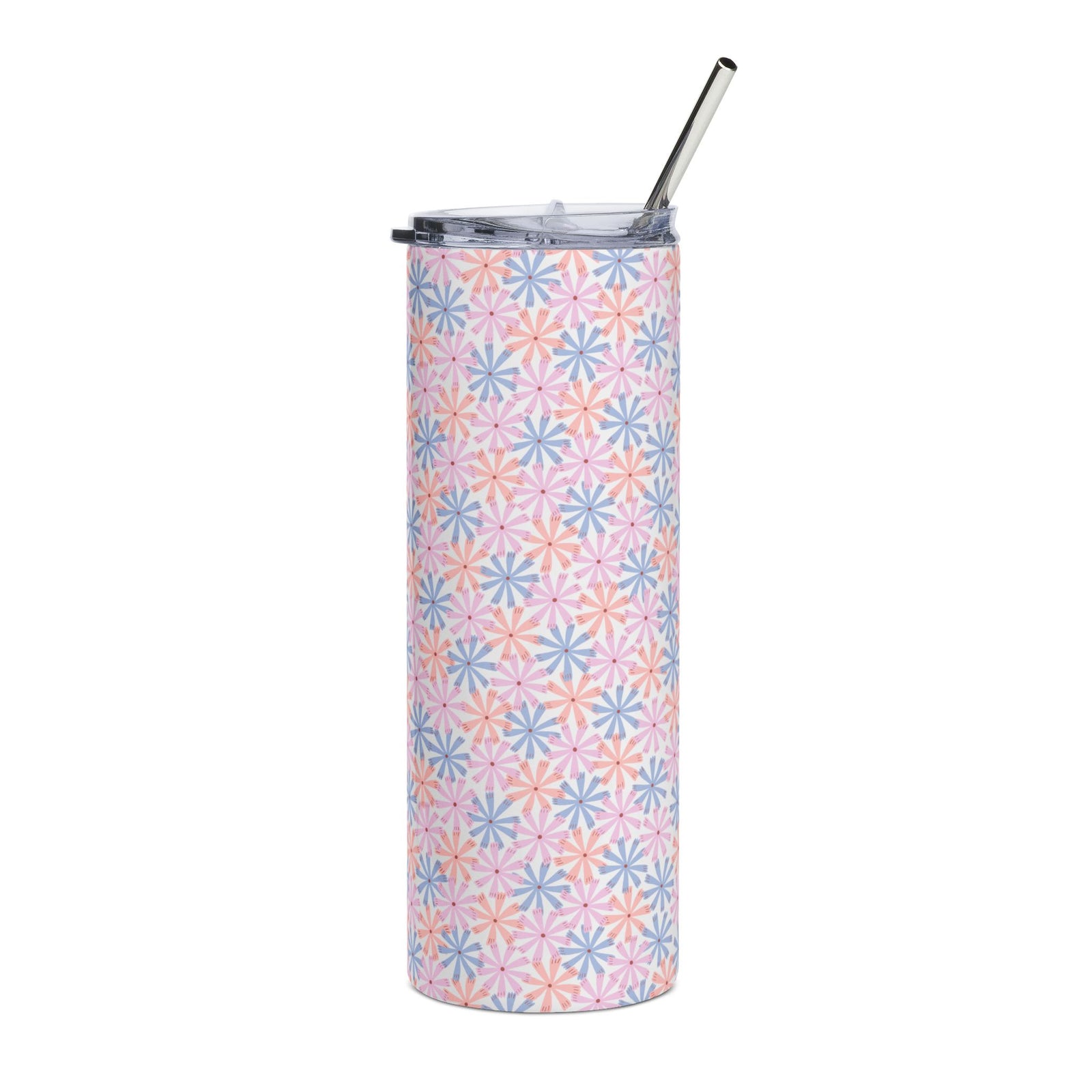 Pastel Modern Daisy 20oz Stainless Tumbler Insulated Travel Cup