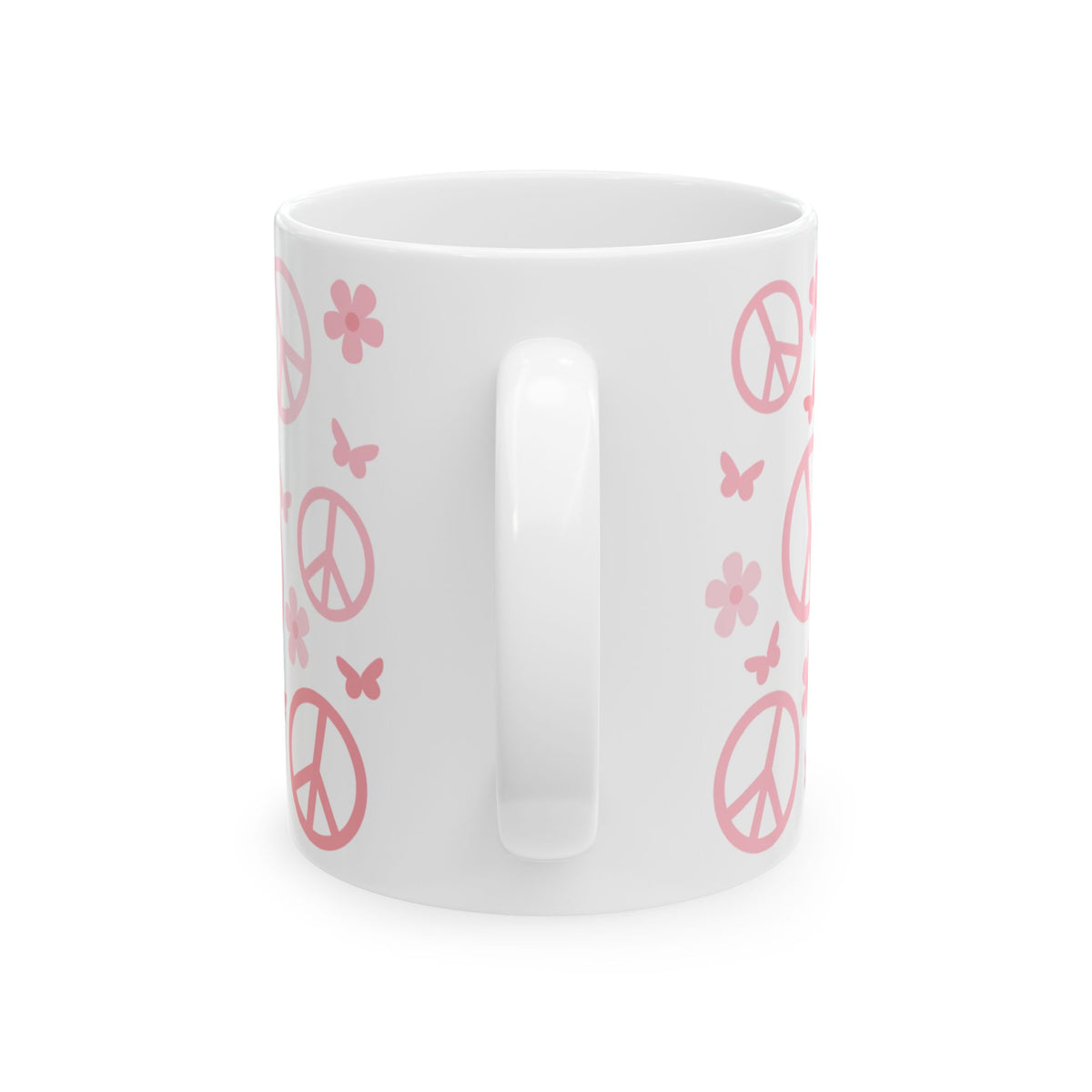 Boho Peace Cute Ceramic Mug Coffee Cup (11oz & 15oz)