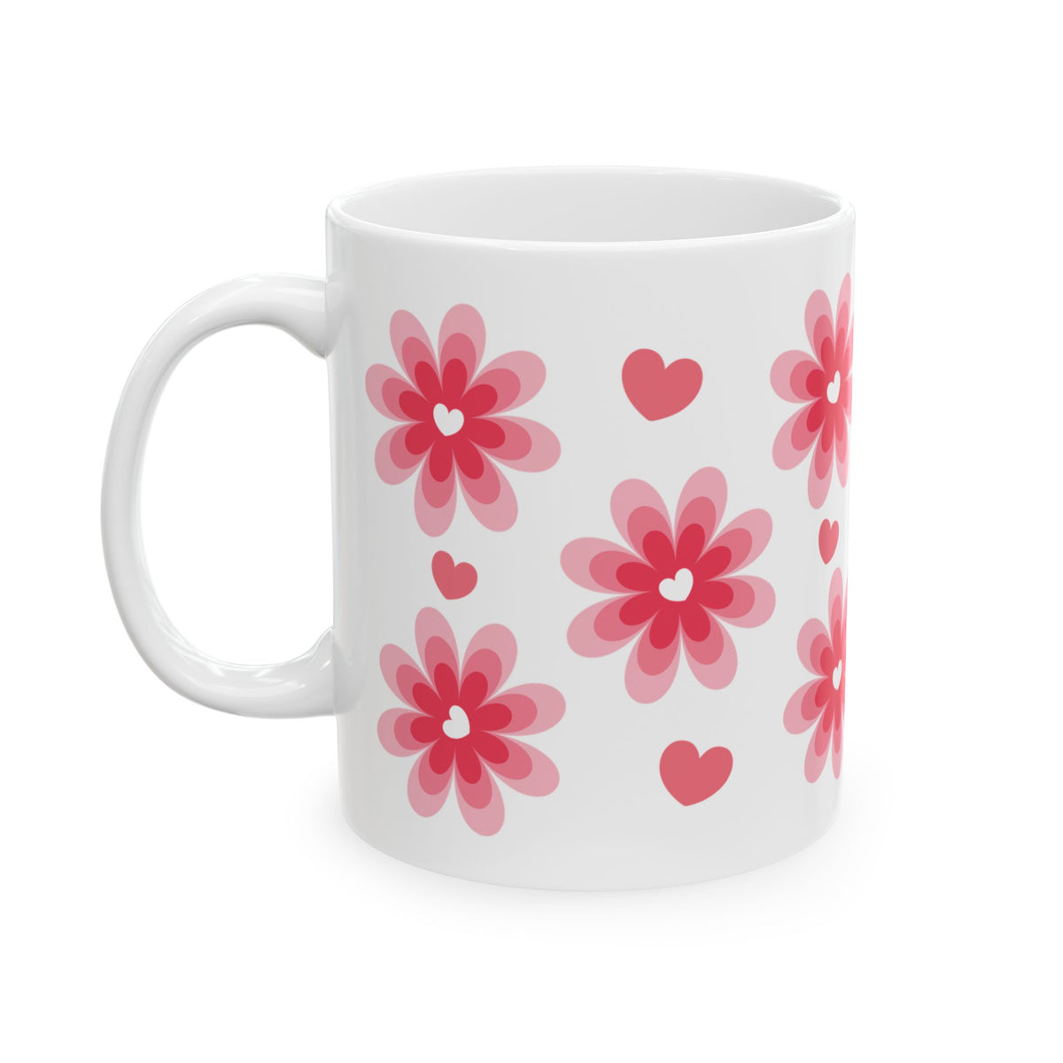 Love Bloom Mug — Cute Valentine’s Day Coffee Cup (11oz & 15oz) - Sydney So Sweet