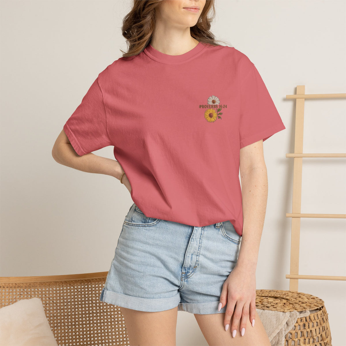 Kind Words are Like Honey T-Shirt Proverbs Bee Floral Tee