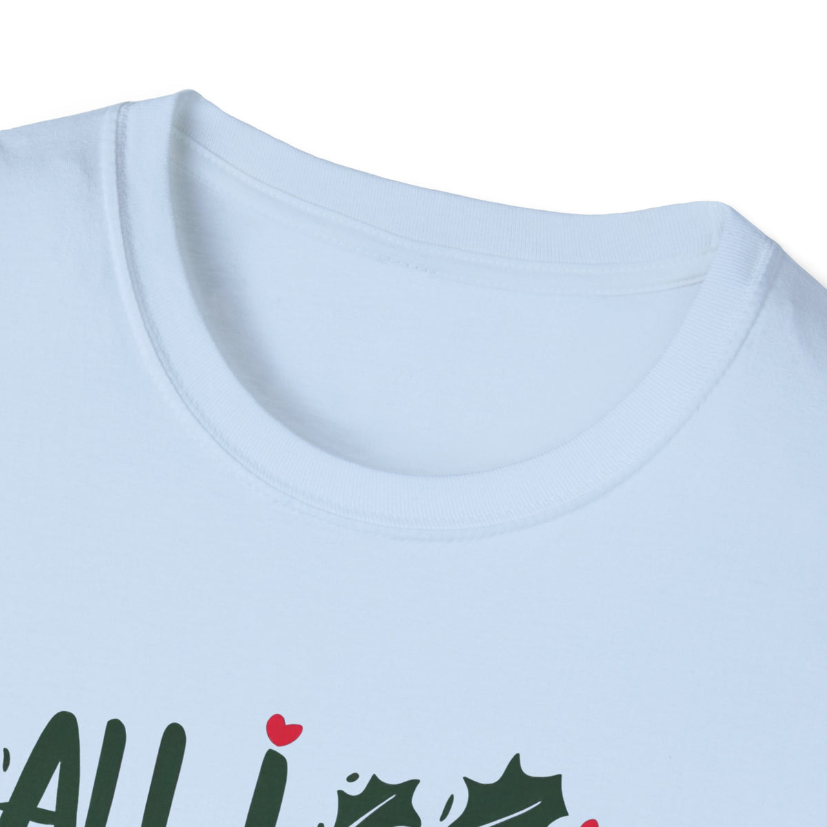 All I Want for Christmas is Jesus Tee Christian Graphic T-Shirt