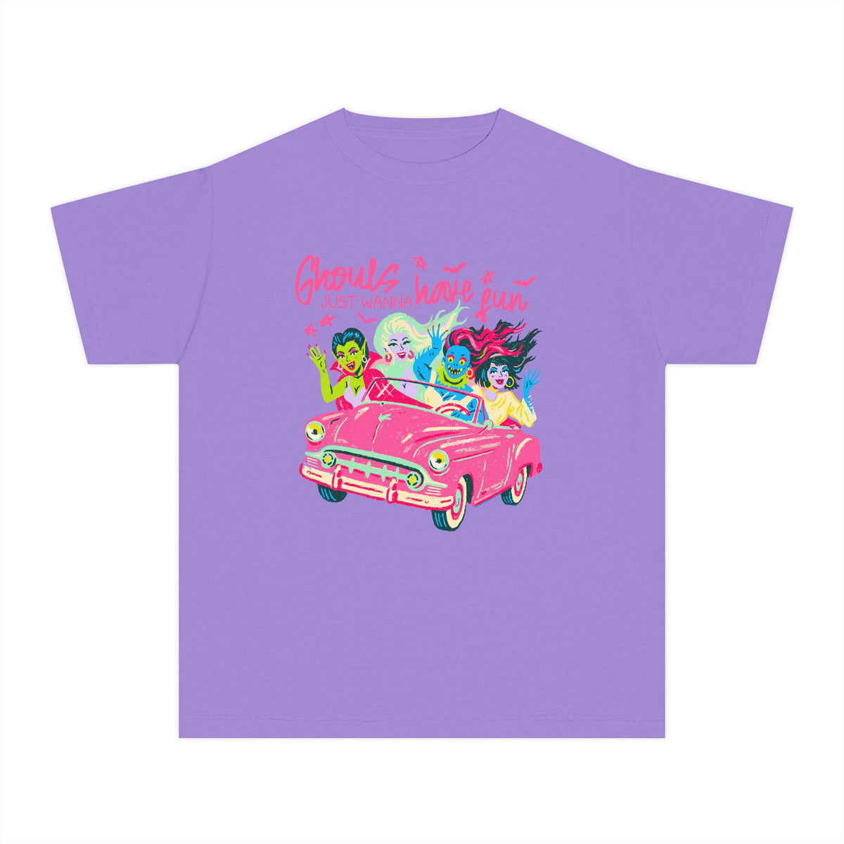 Ghouls Just Wanna Have Fun Halloween Monsters T-Shirt Fun Kids Graphic Tee