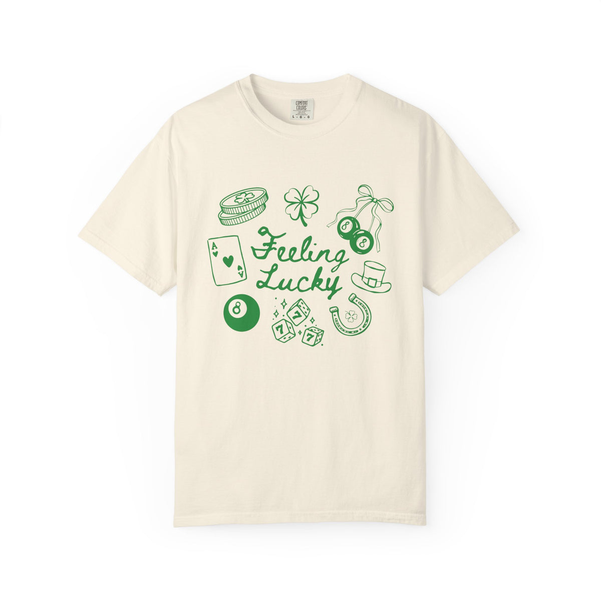 Feeling Lucky Good Luck Charms Graphic T-Shirt Unisex Short Sleeve Tee