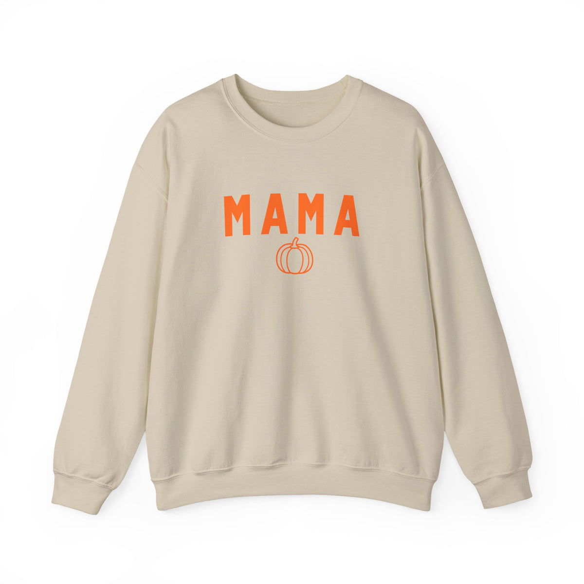 Mama Pumpkin Crewneck Sweatshirt Fall Mom Autumn Pullover