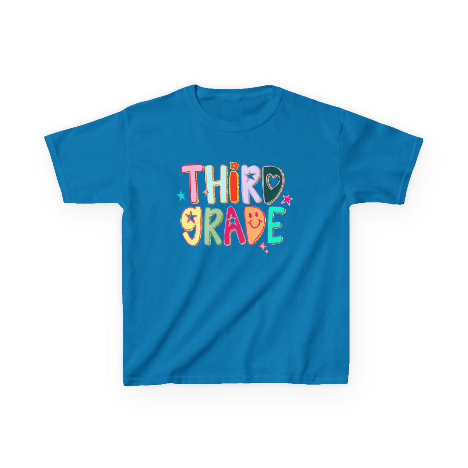 Third Grade Kids T-Shirt Cute & Colorful Back to School 3rd Grade Tee