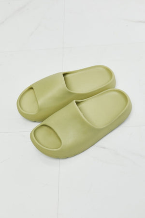 In My Comfort Zone Slides in Green - Sydney So Sweet