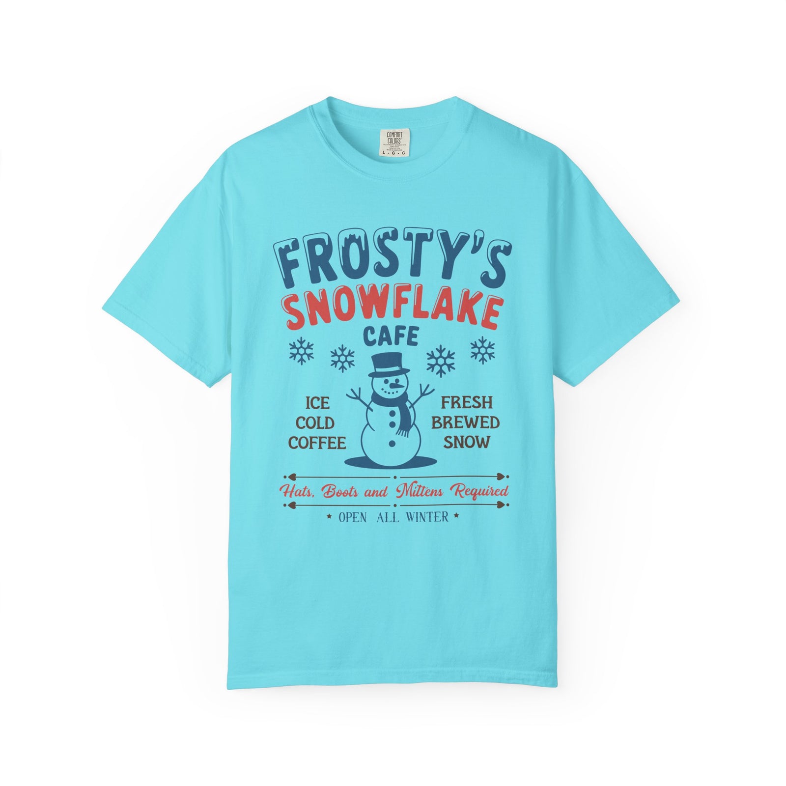 Frosty’s Snowflake Cafe Holiday Tee Vintage Charm Unisex Christmas T-Shirt - Sydney So Sweet