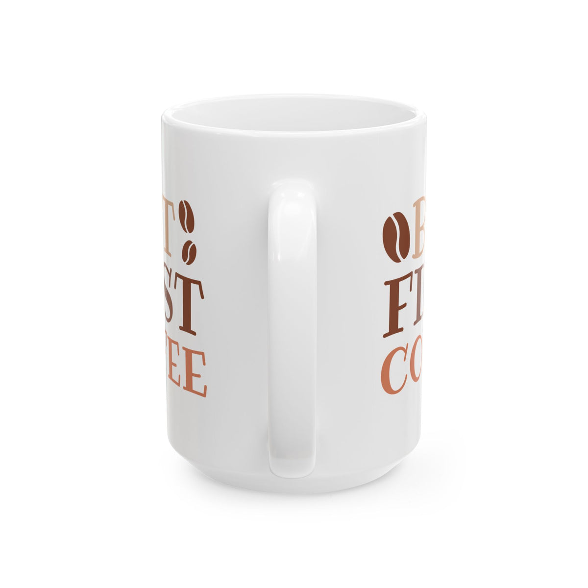 Best First Coffee Cute Ceramic Mug Coffee Cup (11oz & 15oz)