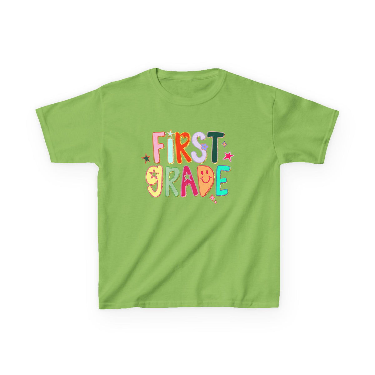 First Grade Kids T-Shirt Cute & Colorful Back to School 1st Grade Tee