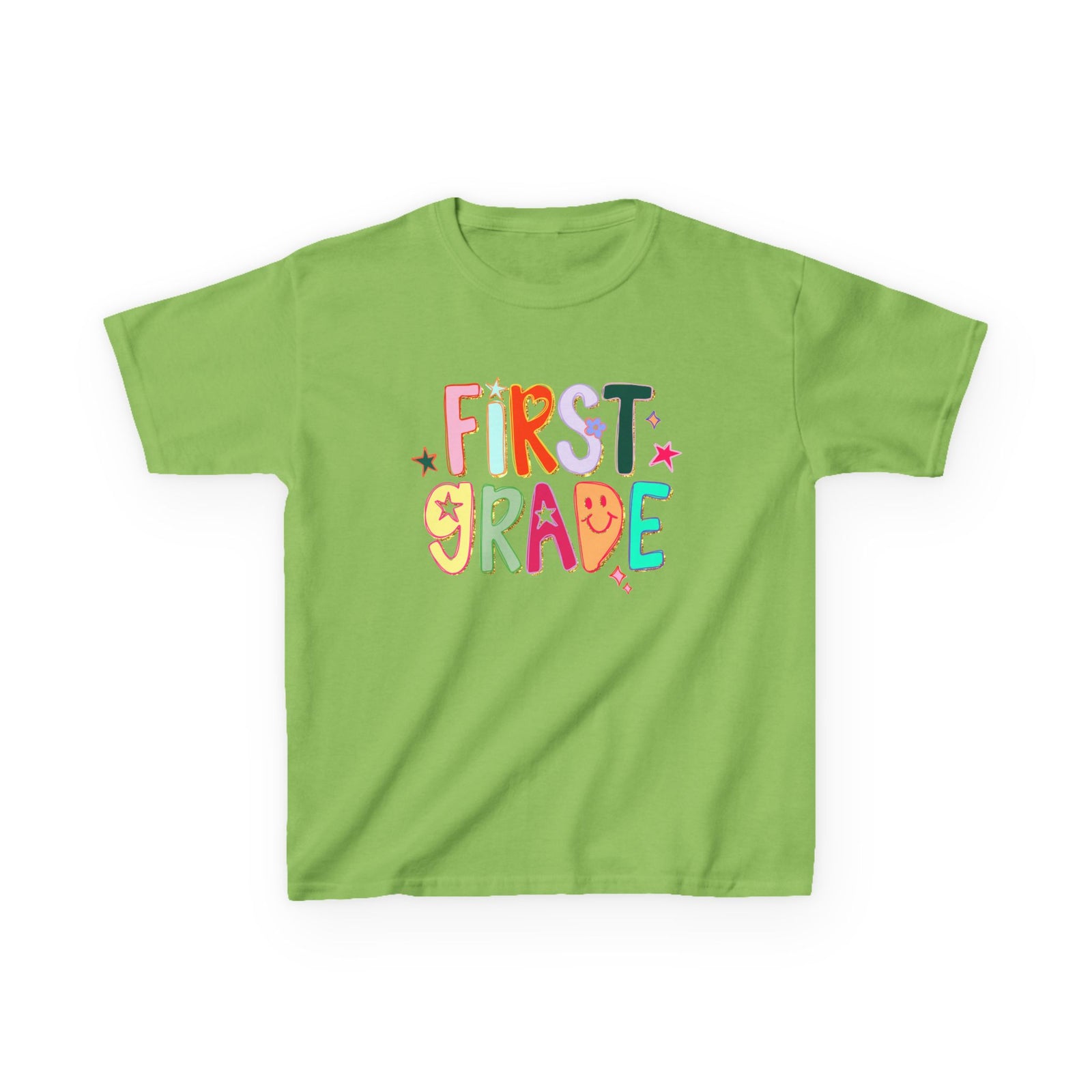 First Grade Kids T-Shirt Cute & Colorful Back to School 1st Grade Tee