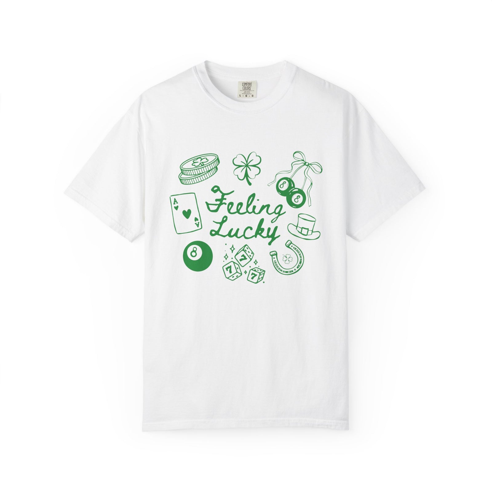 Feeling Lucky Good Luck Charms Graphic T-Shirt Unisex Short Sleeve Tee