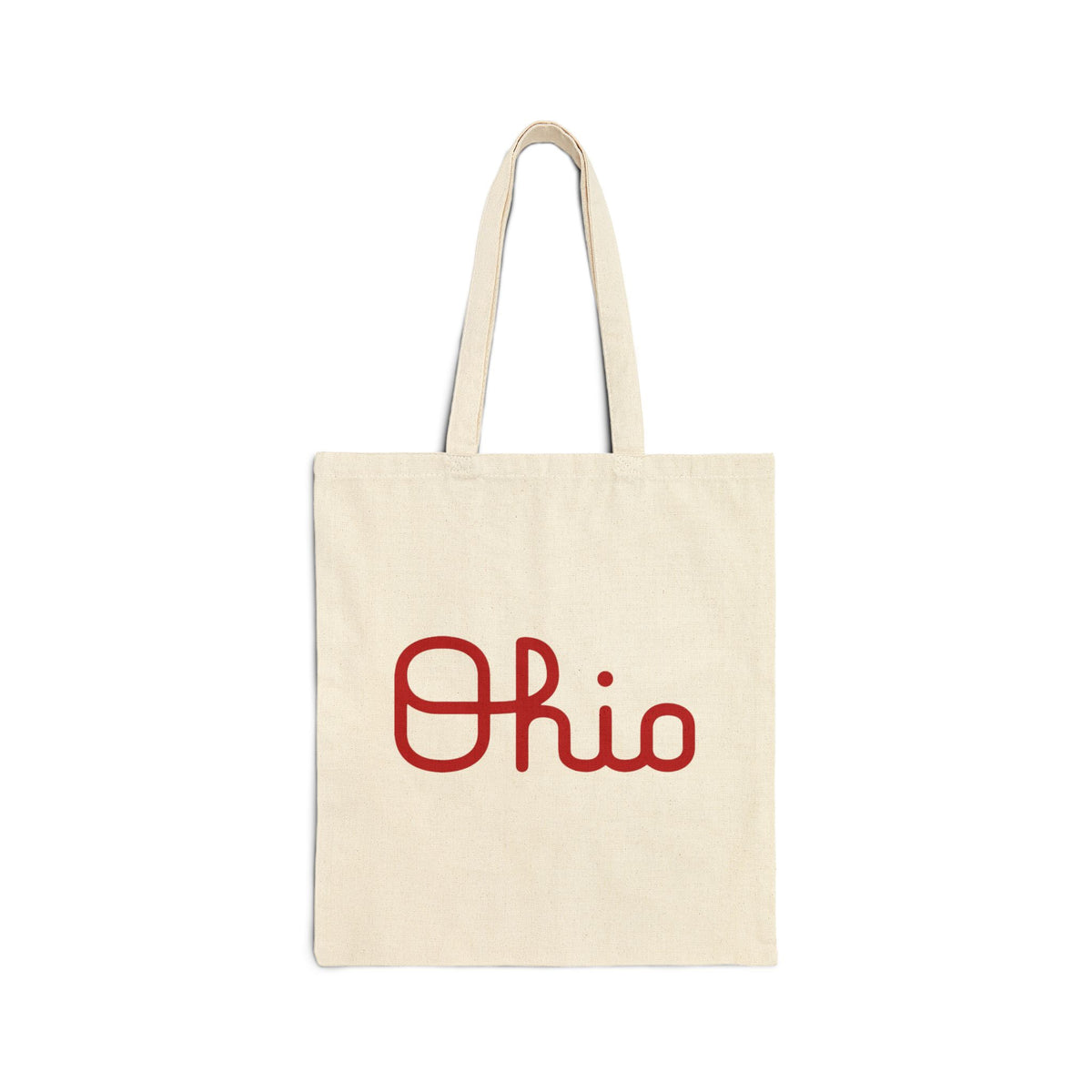 Script Ohio Cotton Canvas Ohio State Tote Bag