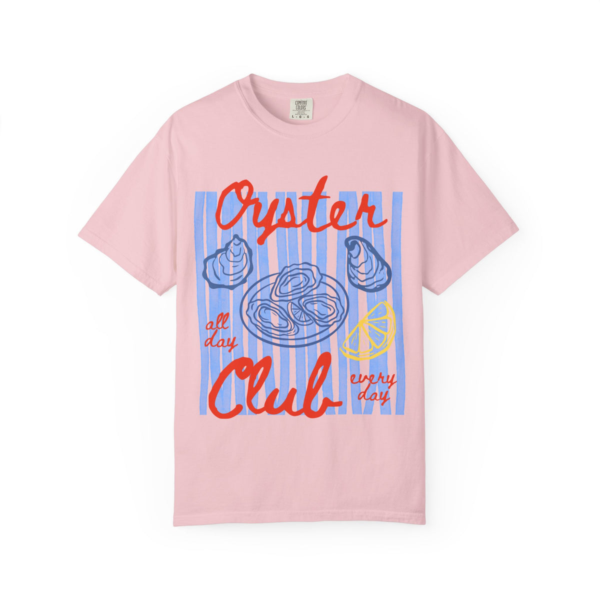 Oyster Club T-Shirt Vintage Seafood Graphic Tee
