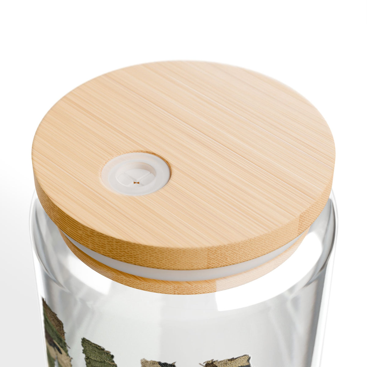 Mama Raising Warriors Camouflage Sipper Glass 16oz Reusable Drink Jar with Lid & Straw