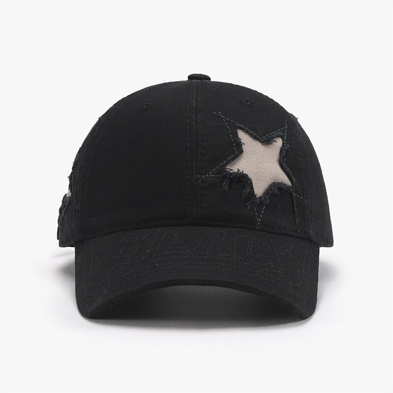 Adjustable Star Raw Hem Cap - Sydney So Sweet