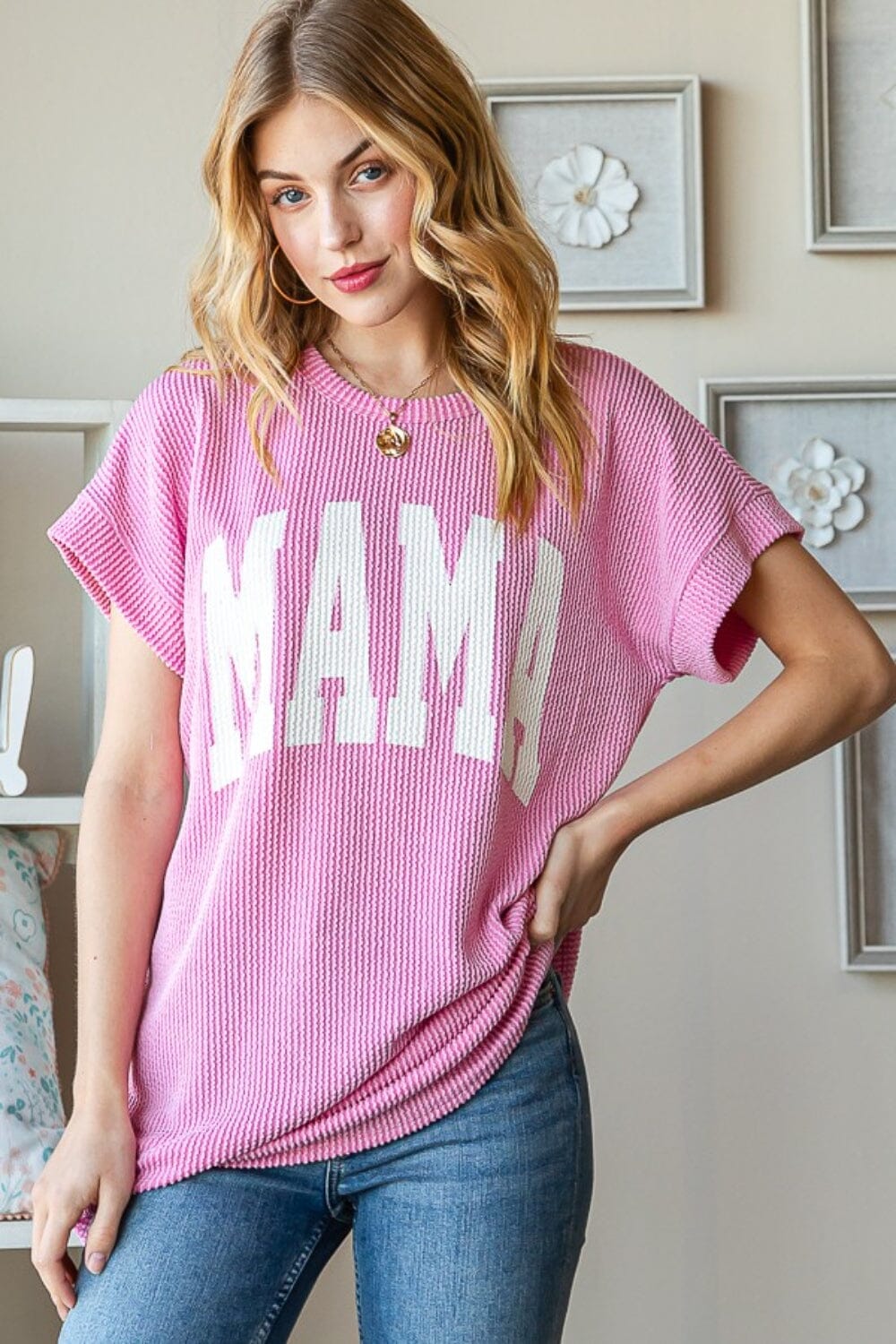 Heimish Full Size Letter Graphic Short Sleeve T-Shirt - Sydney So Sweet