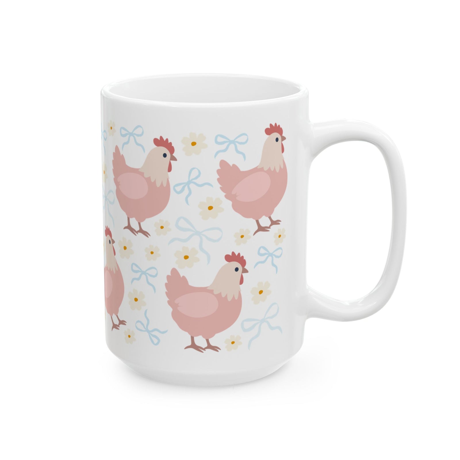 Coquette Chicken Cute Mug Coffee Cup (11oz & 15oz) - Sydney So Sweet