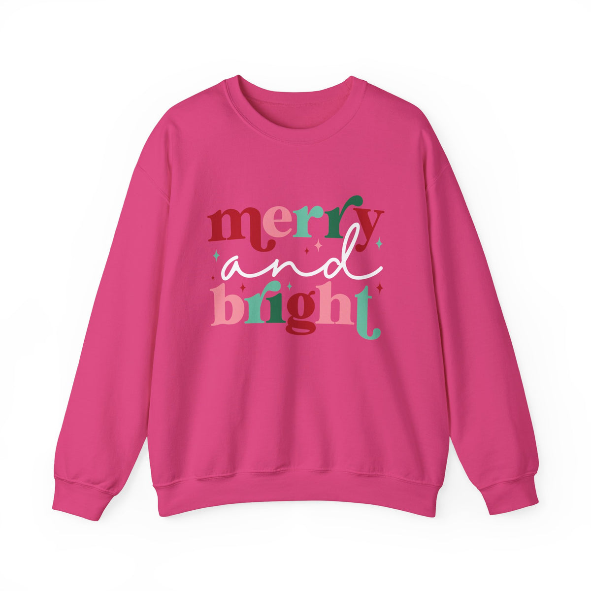 Merry & Bright Christmas Crewneck Women's Sweatshirt