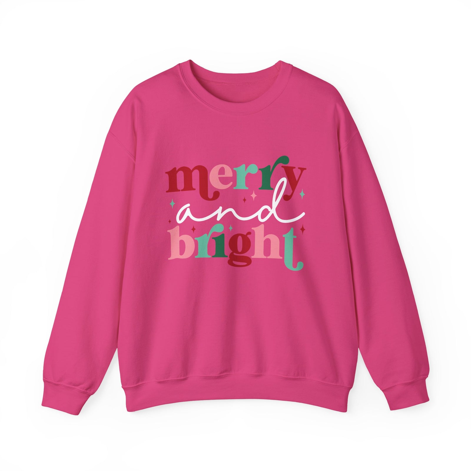 Merry & Bright Christmas Crewneck Women's Sweatshirt
