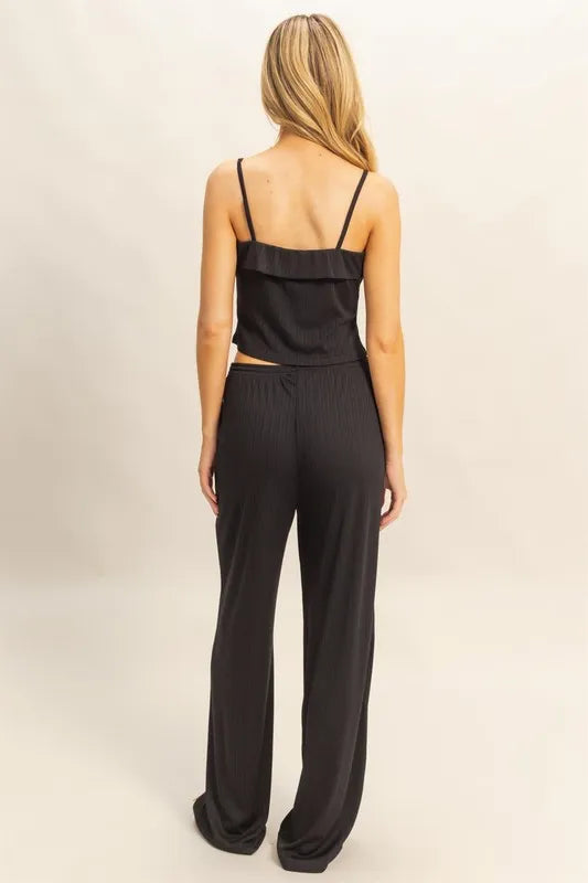 HYFVE Rib Knit Cami Top and Pants Set - Sydney So Sweet