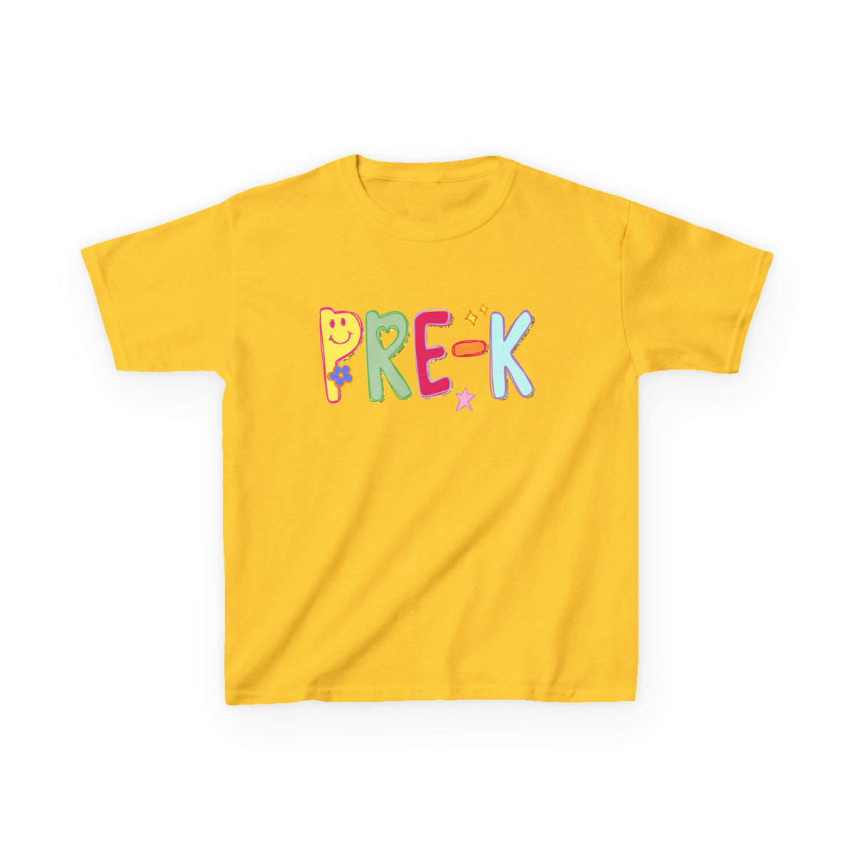 Pre-K Kids T-Shirt Cute & Colorful Back to School Preschool Tee