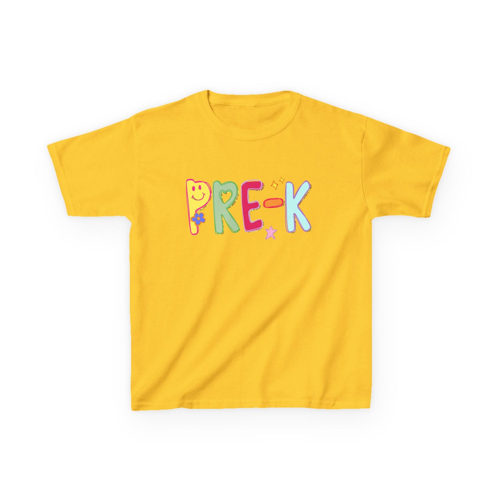 Pre-K Kids T-Shirt Cute & Colorful Back to School Preschool Tee
